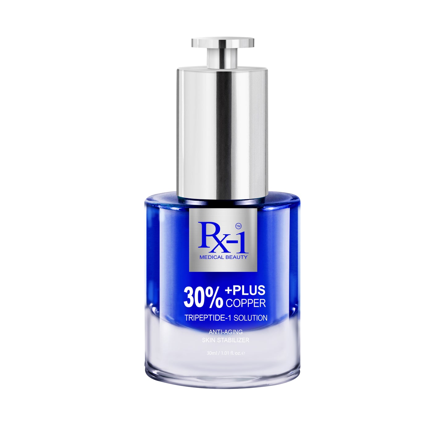 30% +Plus Copper Anti-Aging Skin Stabilzer Anti-aging, antioxidant, anti-wrinkle, soothing, firming, suitable for all skin types (except sensitive skin)