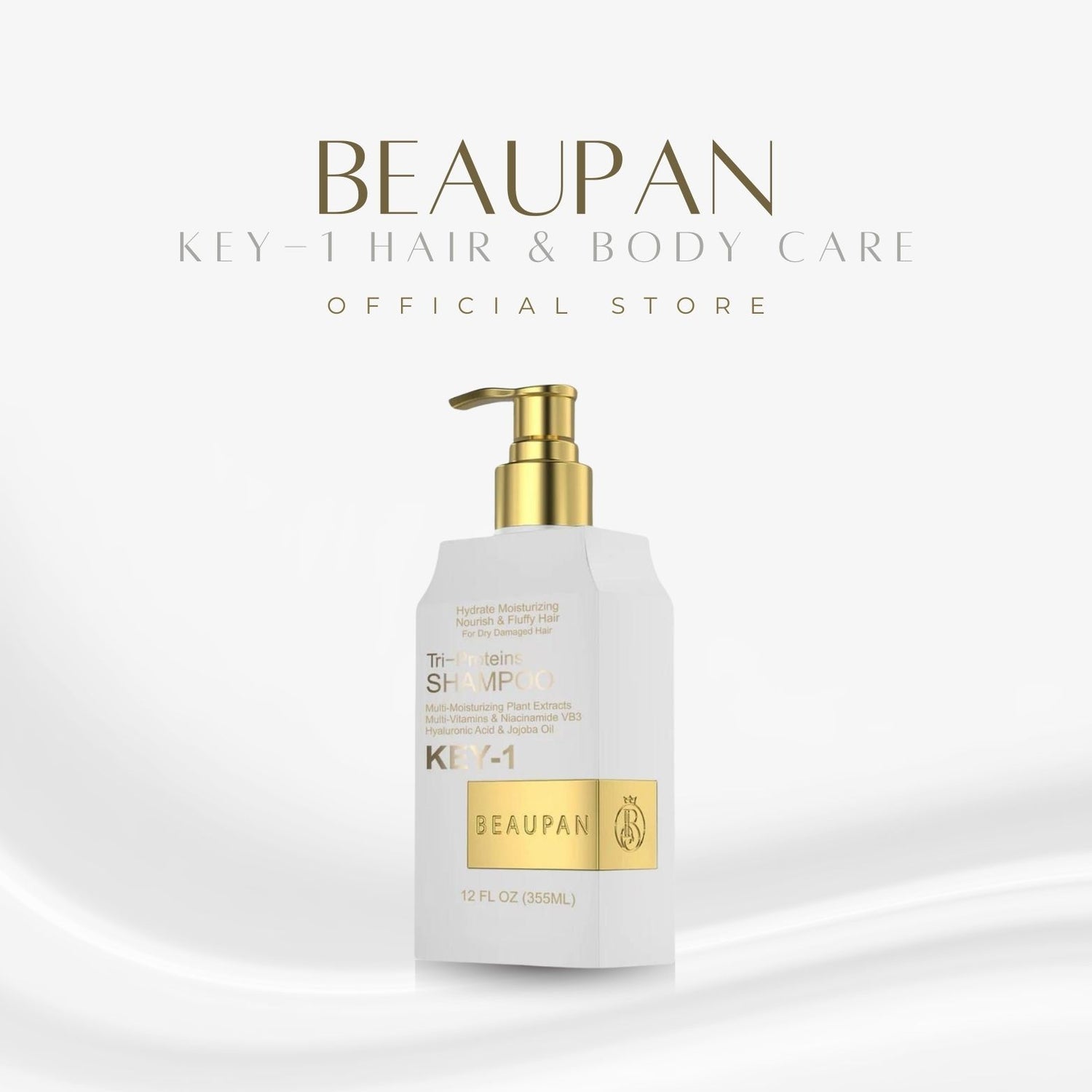 KEY-1 Hydrate Moisturizing Shampoo 355 ml