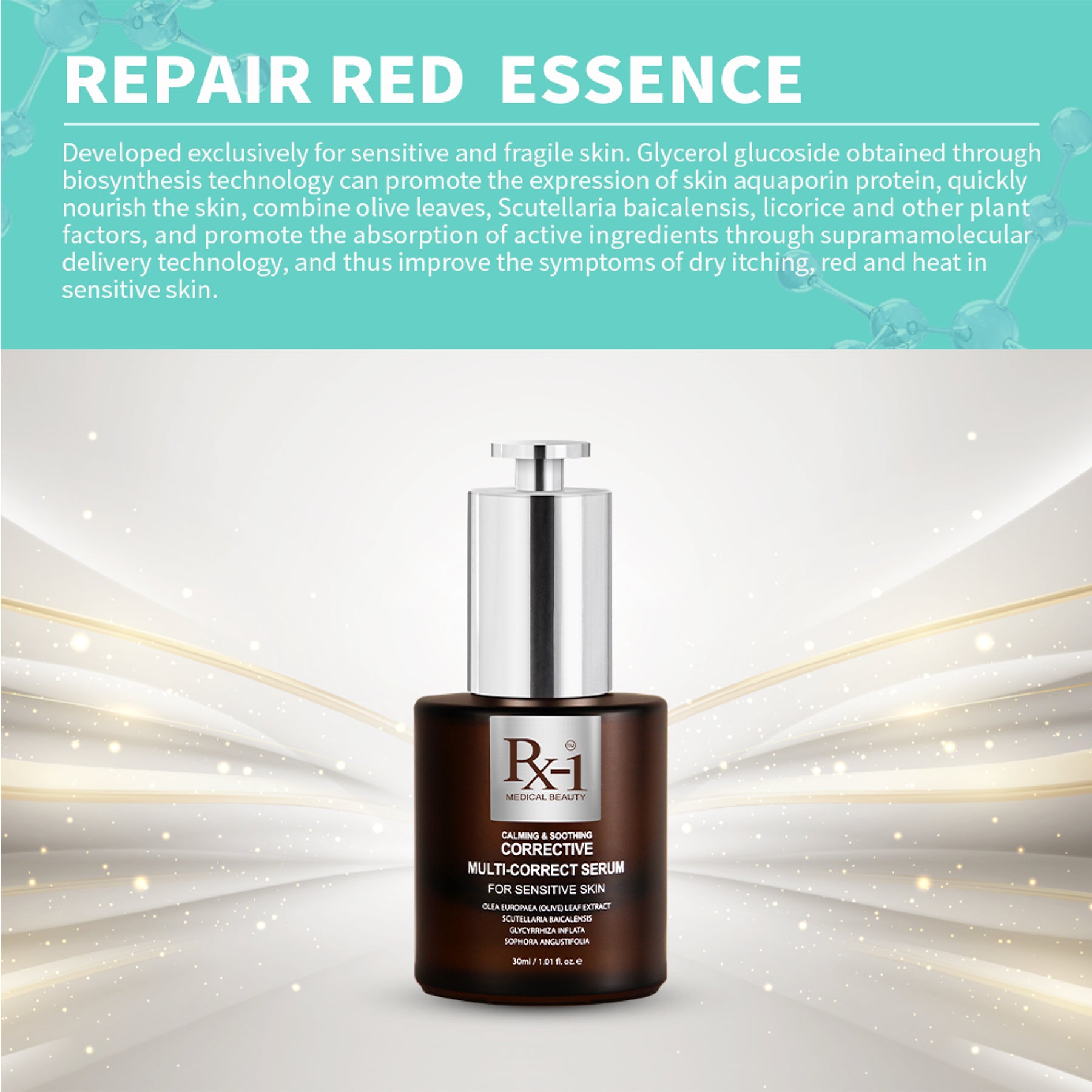 Calming & Soothing Multi-Correct Serum Repair red blood cells, suitable for all skin types (except sensitive skin)