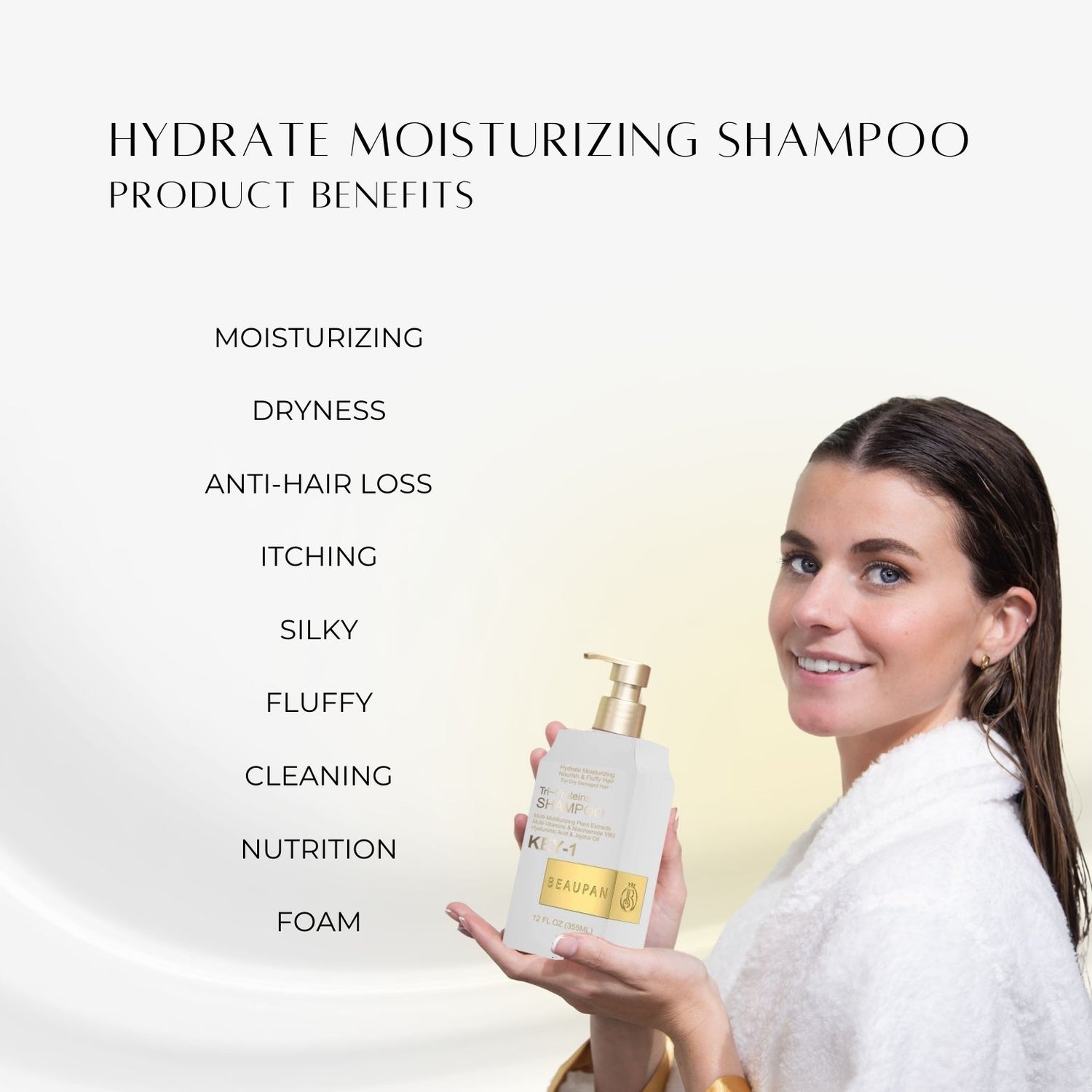 KEY-1 Hydrate Moisturizing Shampoo 355 ml