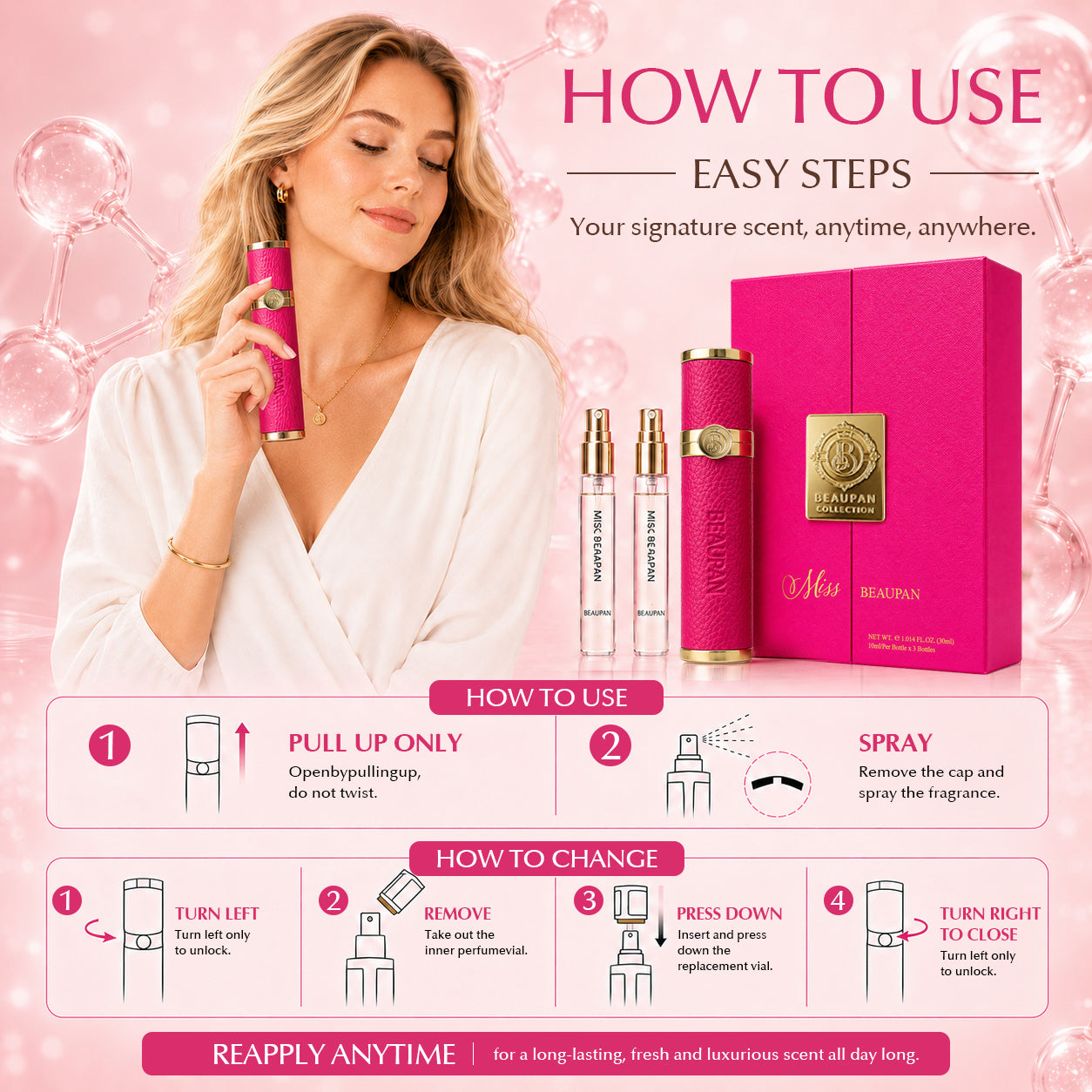 Miss BEAUPAN Travel Size Perfume 30ml